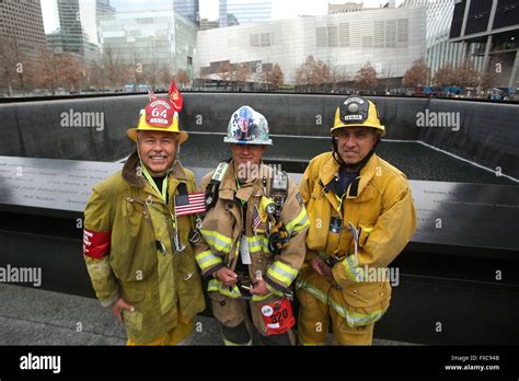 New York City Ny Usa 13th Mar 2016 From Left Lafd Firefighter