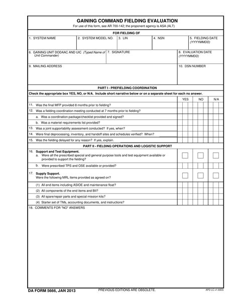 Da Form 5666 Fill Out Sign Online And Download Fillable Pdf