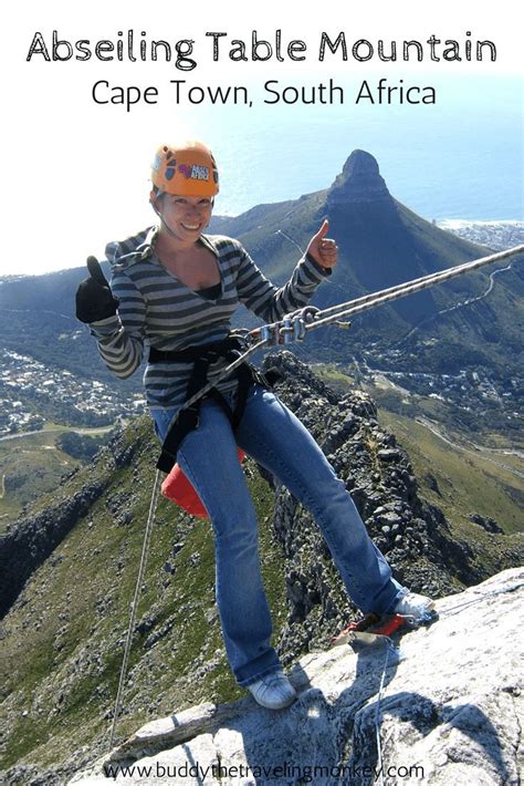 Abseiling Table Mountain In Cape Town South Africa African Travel