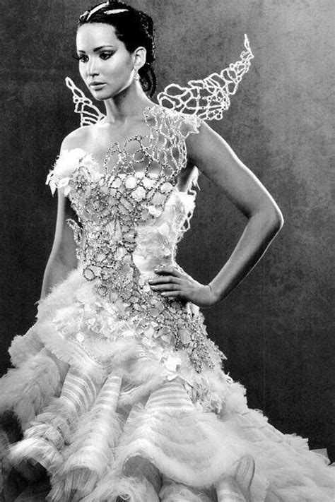 Hunger Games Catching Fire Katniss Costume Wedding Dress Etsy In 2021 Hunger Games Catching