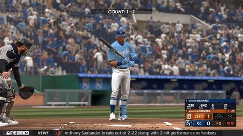 Mlb The Show Royals Vs Tigers Game Mlbtheshow Franchise