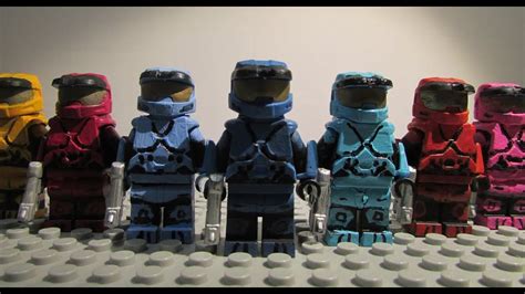 Lego Red Vs Blue Minifigures Youtube