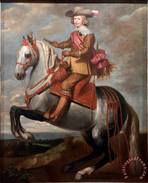 Gaspar De Crayer Equestrian Painting Of Infant Cardinal Don Fernando Of