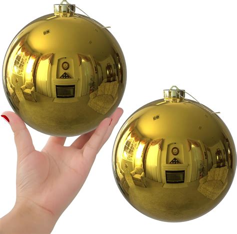 Gold 60 Extra Large Christmas Balls Christmas Tree