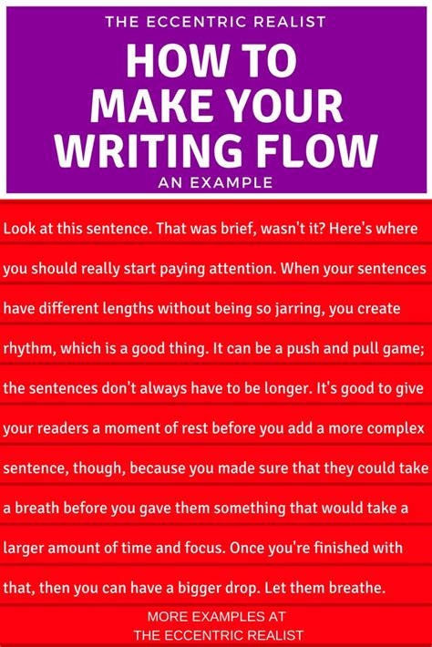 How To Make Your Writing Flow Book Writing Tips Memoir Writing