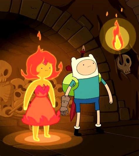 Finn And Flame Princess Adventure Time With Finn And Jake Photo