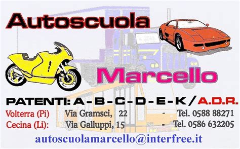 Autoscuola Marcello Autoscuola A Volterra Per Il Rinnovo Patente Di Guida Scaduta