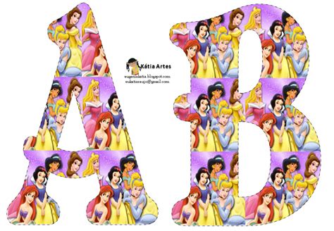 Alfabeto Bellas Princesas Disney Oh My Alfabetos