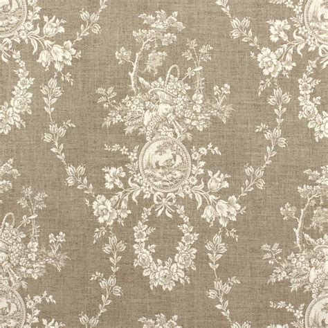 French Country Curtains Neutral Toile Drapes By Asmushomeinteriors