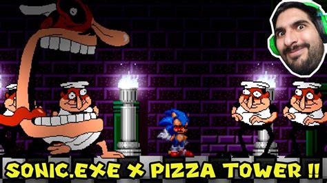 Sonic Exe X Pizza Tower Reaccionando A Videos De Sonic Exe Con