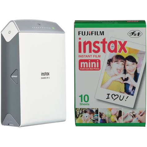Fujifilm Instax Share Smartphone Printer Sp 2 With Instant Film