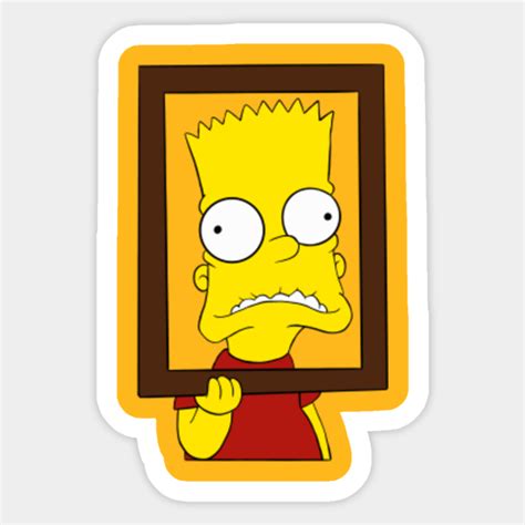 Bart Simpson Simpson Sticker Teepublic