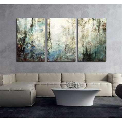 Wall26 3 Panel Canvas Wall Art Abstract Grunge Color
