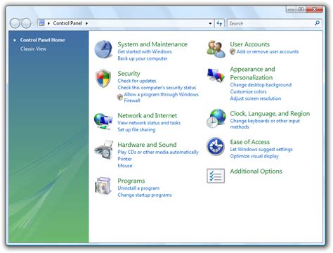 Filewindows Vista Build 5840 Controlpanelpng Betawiki