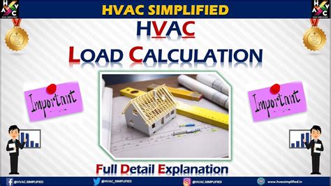 Hvac Load Calculation Full Detail Explained Youtube