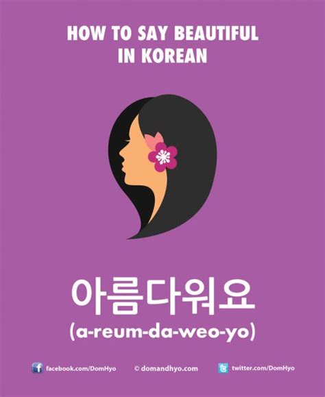How To Say Beautiful In Korean Learn Korean With Fun And Colorful
