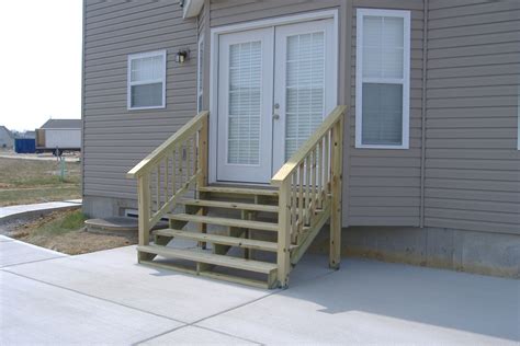 How To Build Exterior Wood Steps Today S Homeowner Patio Steps Patio Stairs Exterior Stairs