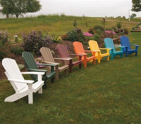 Outdoor Furniture Poly Resin Adirondack Chairs Free Shipping