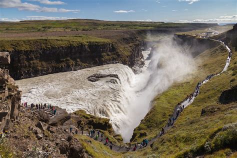 Iceland Waterfall Gullfoss