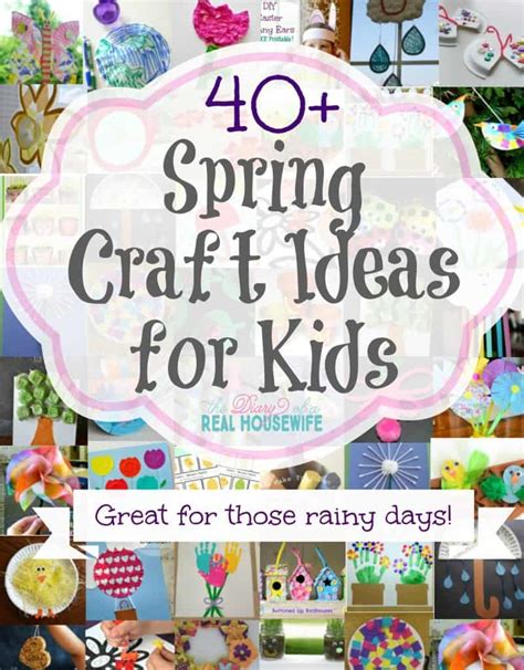 Kids Spring Craft Ideas The Diary Of A Real Housewife
