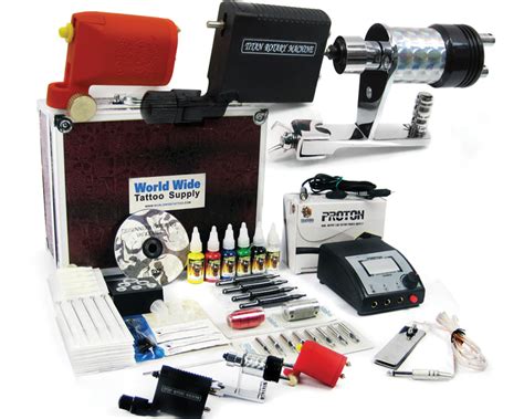 You might enjoy using the traditional coil tattoo machines in this kit. Rotary Tattoo Kit - Apprentice Tattoo Kit with Case ...