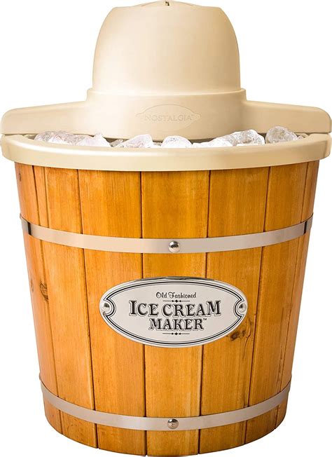 Nostalgia WICM L Electric Ice Cream Maker Makes Quarts Frozen Yogurt Gelato In Minutes Made