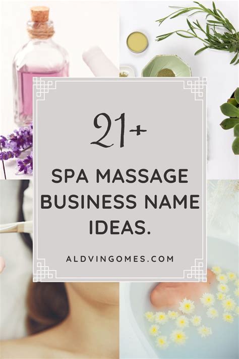 Find Over 200 Massage Business Names Ideas For Starting A Massage