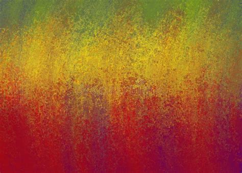Abstract Red Gold And Green Background With Shiny Grunge Texture Stock
