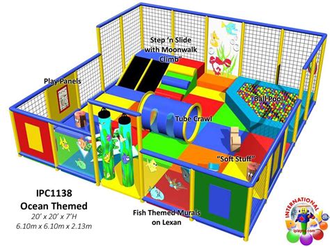 Commercial Indoor Toddler Playground Equipment Manufacturer Designs By