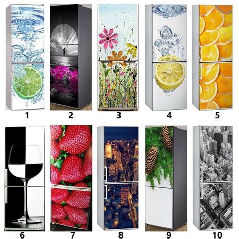 3d Fridge Mural Lemon City Landscape Self Adhesive Dishwasher