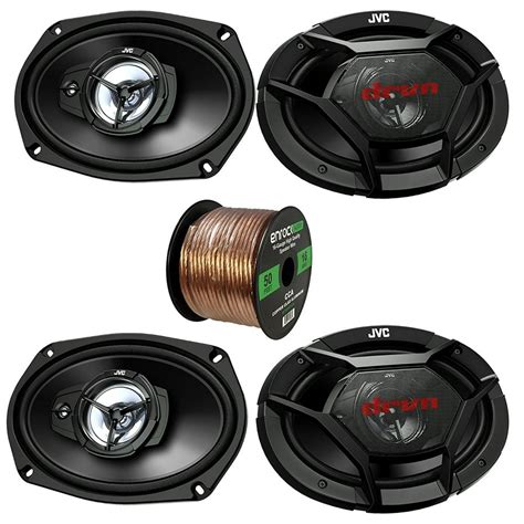 Car Speaker Package Of 2x Jvc Cs Dr6930 6x9 Inch 1000 Watt 3 Way