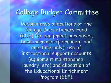 Ppt Budget Committee Workshop Powerpoint Presentation Free Download