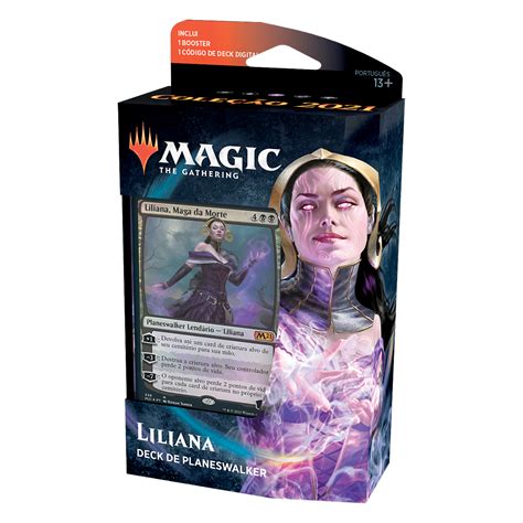 Magic The Gathering M21 Deck De Planeswalker Liliana LanÇamento