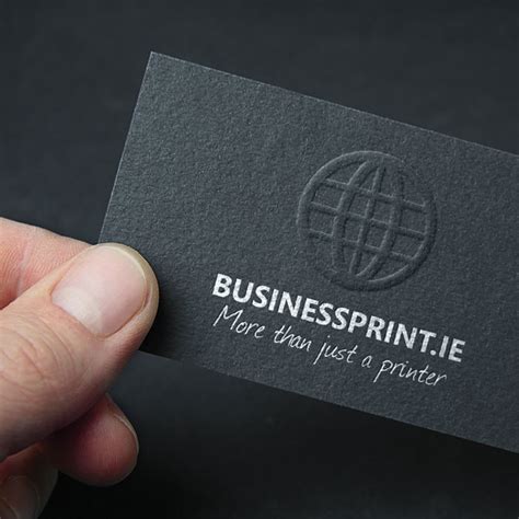 embossed business cards letterpress stamped business print