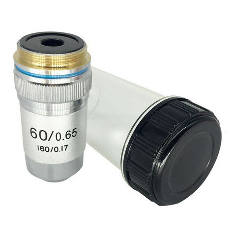 Achromatic Objective Lens 4x 10x 20x 40x 60x 100x Microscope 100x