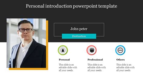 Picture Space Personal Introduction Powerpoint Template