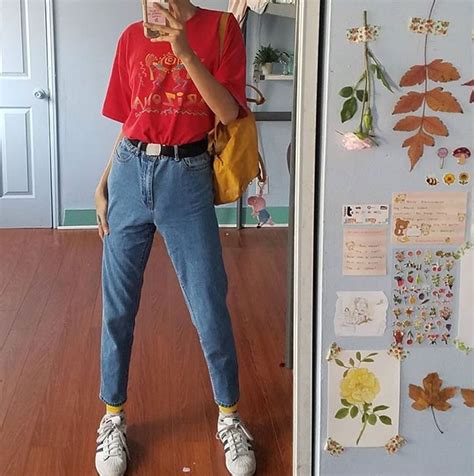 Art Hoe Outfit Vintage Tumblr Retro Clothes 80s Outfits Retro Art