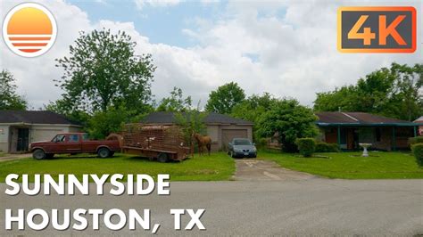 Sunnyside Houston Texas An Ultrahd Real Time Driving Tour Of A