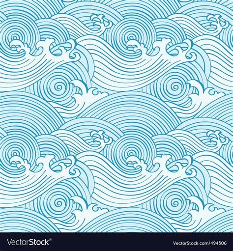 Japanese Seamless Ocean Waves Pattern Download A Free Preview Or High