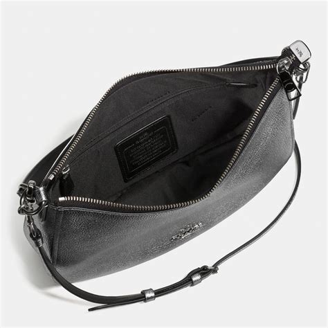 Lyst Coach Chelsea Crossbody In Polished Pebble Leather In Metallic
