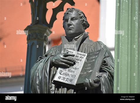 Luther Statue In Wittenberg Germany Hi Res Stock Photography And Images