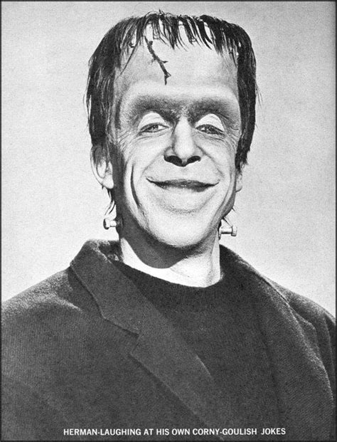 Fred Gwynne As Herman Munster From Monster Magazine Pictorial 1960s