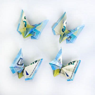 Schmetterling einfachen schmetterling aus geld falten zur hochzeit. Geldscheine falten als Schmetterling | Schmetterling ...