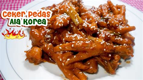 Resepi ayam goreng korea ini sangat mudah disediakan. Resep dan Cara Memasak Ceker Ayam Pedas Ala Korea - Spicy ...