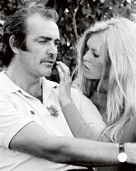 Cinemamonamour Sean Connery And Brigitte Bardot On The Set Of