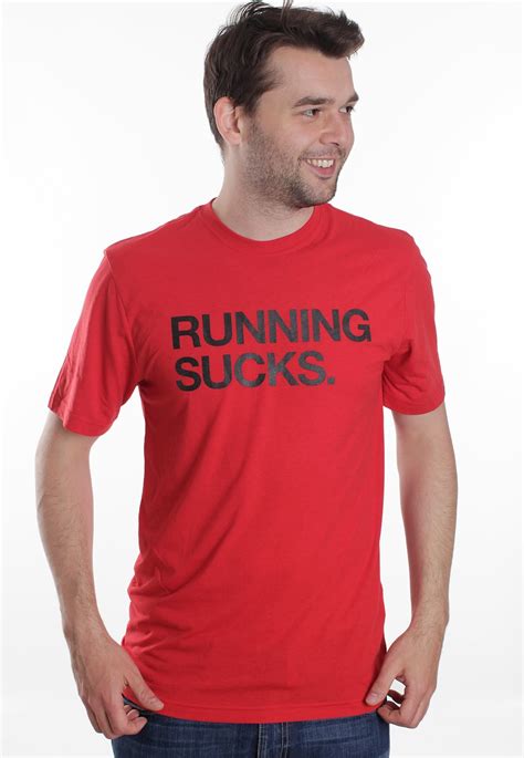 Nike Running Sucks Sportsredblack T Shirt Worldwide
