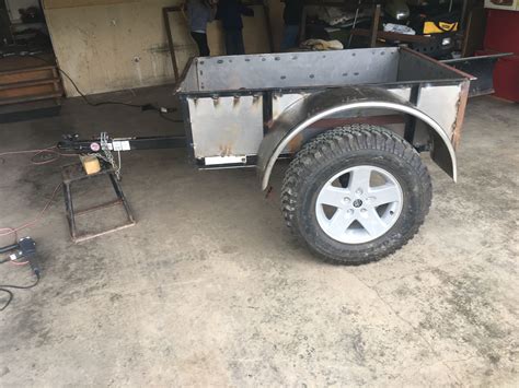 Fitting The Fenders Expedition Trailer Trailer Build Fender Antique
