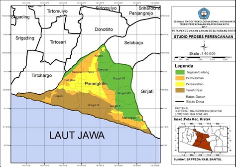 Peta Desa Parangtritis