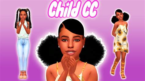 Sims 4 Custom Content Cas Cc Finds Child Cc Folder Download 2019