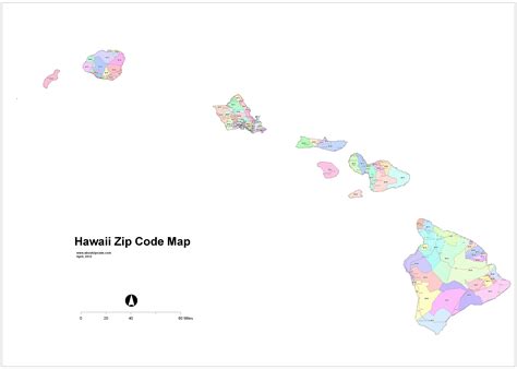Hawaii Zip Code Map Map Coding